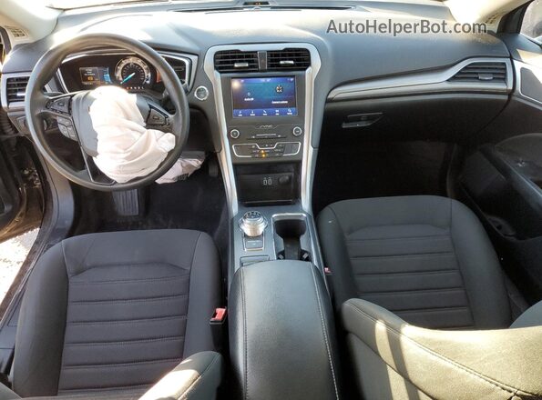3FA6P0HD7LR249337 2020 FORD FUSION Черный Вид панели приборов