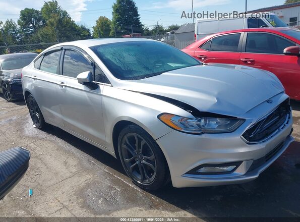 3FA6P0HD8JR238070 2018 FORD FUSION Silver 