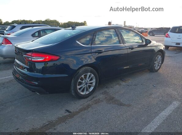 3FA6P0HD8LR220073 2020 FORD FUSION Blue Задня права чверть