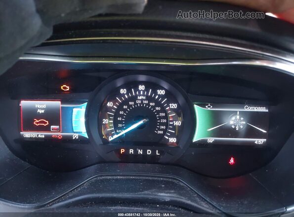 3FA6P0HD8LR220073 2020 FORD FUSION Blue Вид задніх сидінь
