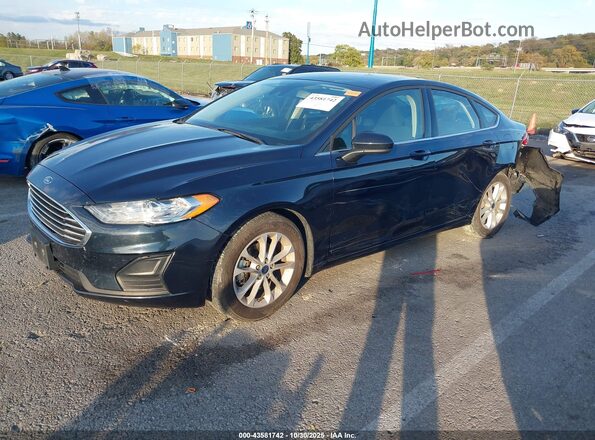 3FA6P0HD8LR220073 2020 FORD FUSION Blue Передня ліва чверть