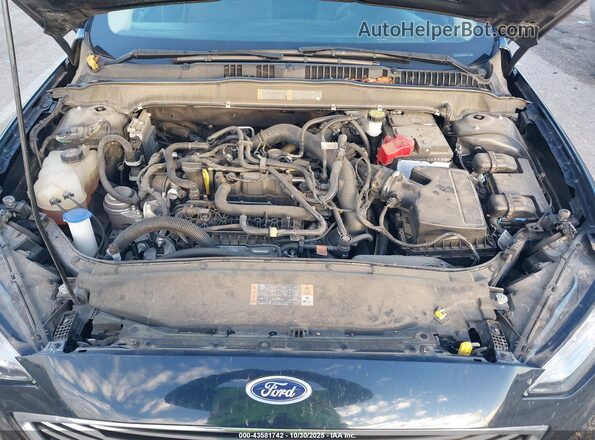 3FA6P0HD8LR220073 2020 FORD FUSION Blue Вид ззаду