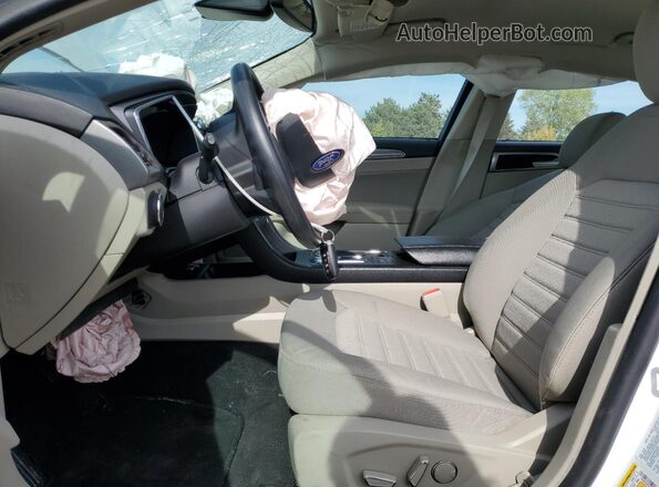 3FA6P0HD9LR255298 2020 FORD FUSION White Widok wnętrza z przodu
