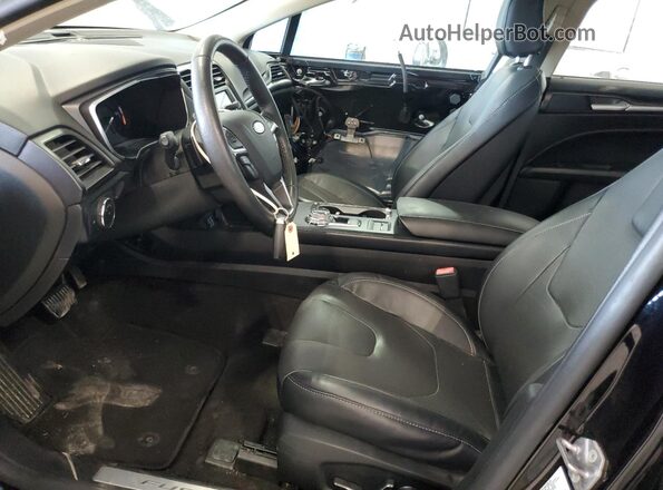 3FA6P0K96LR198532 2020 FORD FUSION Black Front interior view