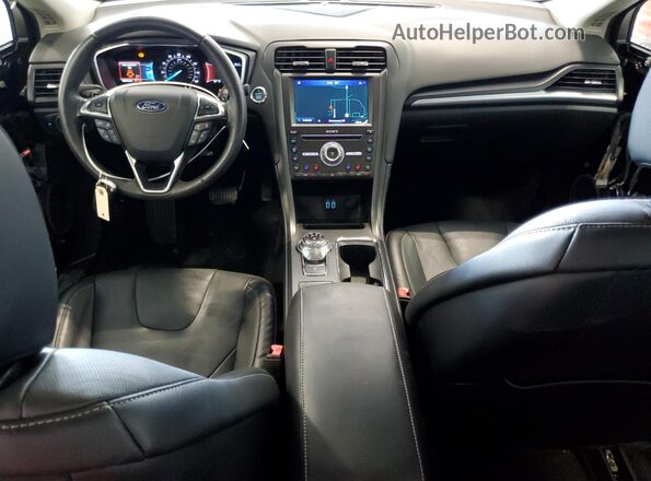 3FA6P0K96LR198532 2020 FORD FUSION Black Dashboard view