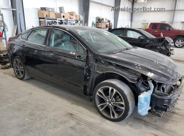 3FA6P0K96LR198532 2020 FORD FUSION Black Front right