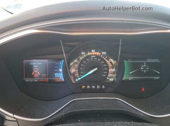 3FA6P0K98GR112787 2016 FORD FUSION Gray Vista del cuadro de instrumentos