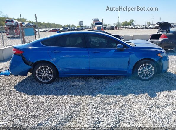 3FA6P0LU0LR223007 2020 FORD FUSION Blue Vista interior trasera