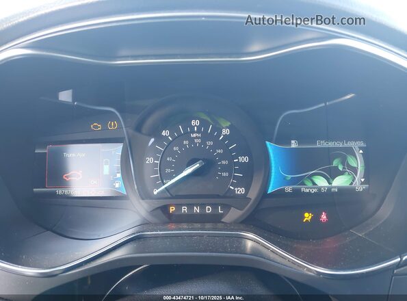 3FA6P0LU1JR132437 2018 FORD FUSION HYBRID Silver Widok tylnych siedzeń
