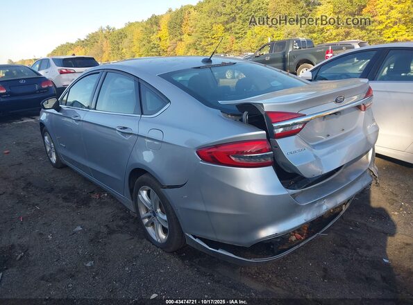 3FA6P0LU1JR132437 2018 FORD FUSION HYBRID Silver Tył lewy