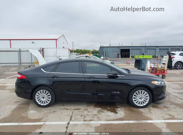 3FA6P0LU2GR352078 2016 FORD FUSION HYBRID Black Widok wnętrza z tyłu
