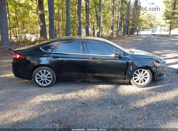 3FA6P0LU3HR319477 2017 FORD FUSION HYBRID Black Widok wnętrza z tyłu