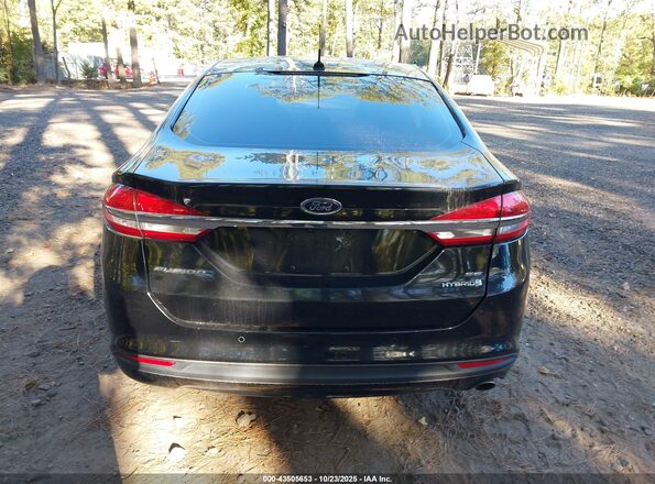 3FA6P0LU3HR319477 2017 FORD FUSION HYBRID Black 