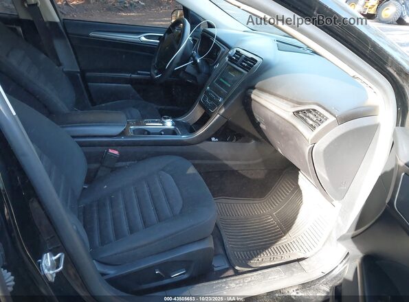 3FA6P0LU3HR319477 2017 FORD FUSION HYBRID Black Widok wnętrza z przodu