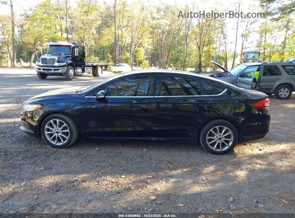 3FA6P0LU3HR319477 2017 FORD FUSION HYBRID Black Widok wnętrza 360 stopni