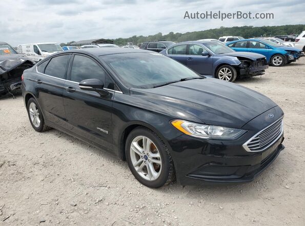 3FA6P0LU3JR140300 2018 FORD FUSION Black Передня права чверть