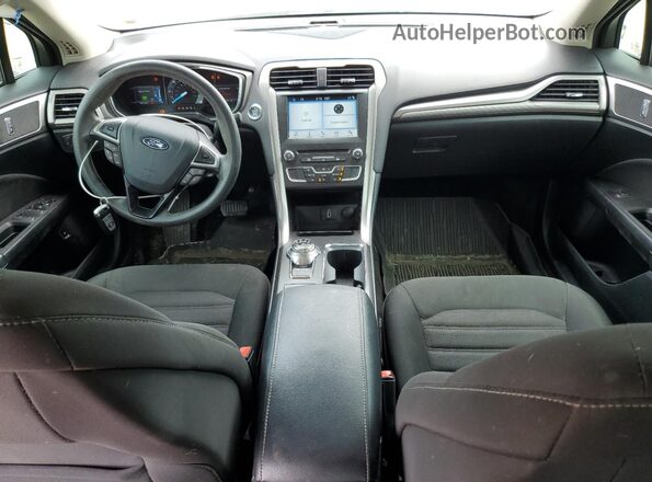 3FA6P0LU3JR140300 2018 FORD FUSION Black Вид панелі приладів