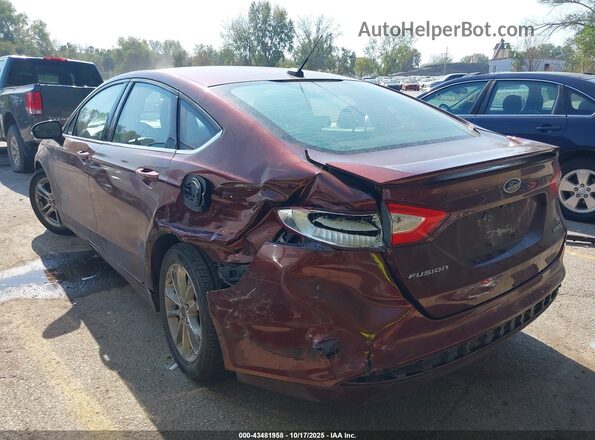 3FA6P0LU6GR149839 2016 FORD FUSION HYBRID Red Tył lewy