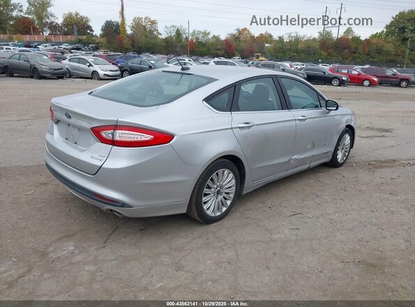 3FA6P0LU7GR406135 2016 FORD FUSION HYBRID Silver Tył prawy