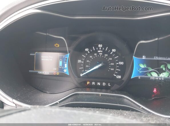 3FA6P0LU7GR406135 2016 FORD FUSION HYBRID Silver Widok tylnych siedzeń