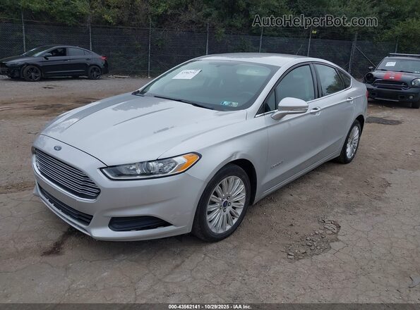 3FA6P0LU7GR406135 2016 FORD FUSION HYBRID Silver Przód lewy
