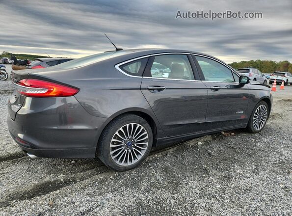 3FA6P0LU8JR287244 2018 FORD FUSION Gray 