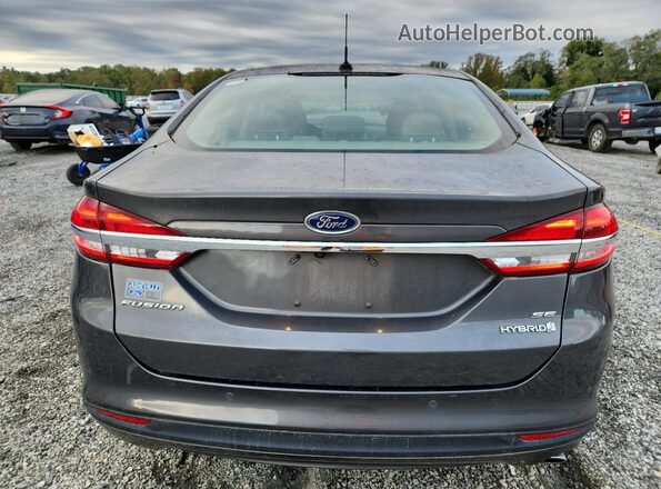 3FA6P0LU8JR287244 2018 FORD FUSION Gray 