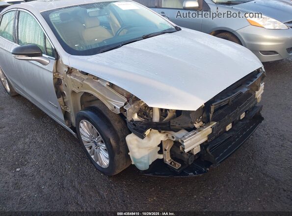 3FA6P0LU9GR296558 2016 FORD FUSION HYBRID Gray წინა ხედი