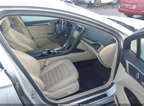 3FA6P0LU9GR296558 2016 FORD FUSION HYBRID Gray წინა სალონის ხედი
