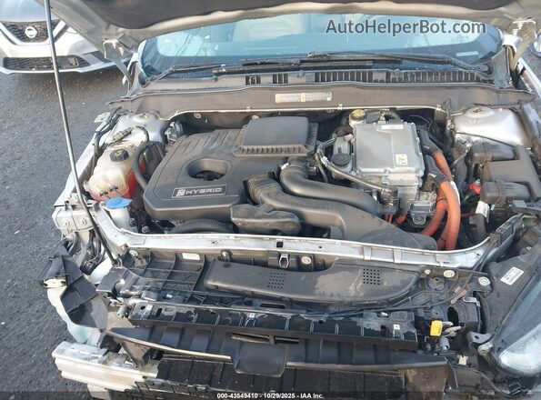 3FA6P0LU9GR296558 2016 FORD FUSION HYBRID Gray უკანა ხედი