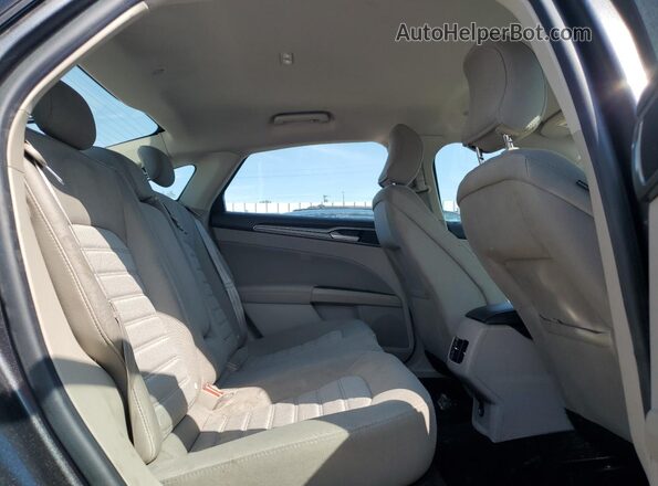 3FA6P0LUXKR262847 2019 FORD FUSION Gray Rear seats view