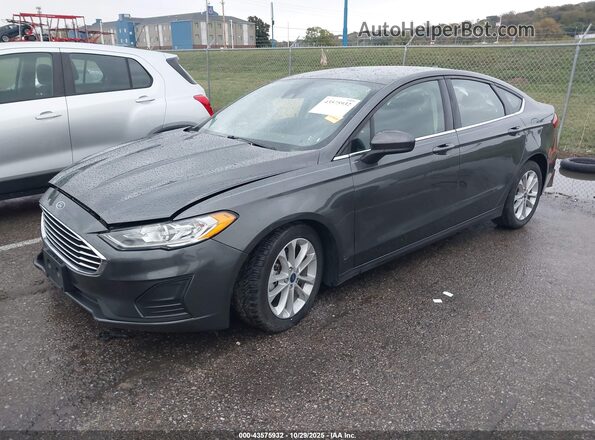 3FA6P0LUXLR250747 2020 FORD FUSION Gray Vista tres cuartos delantera izquierda