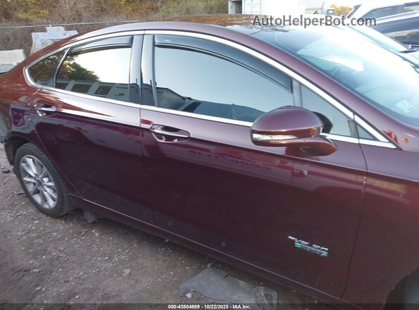 3FA6P0PU0JR250943 2018 FORD FUSION ENERGI Maroon 