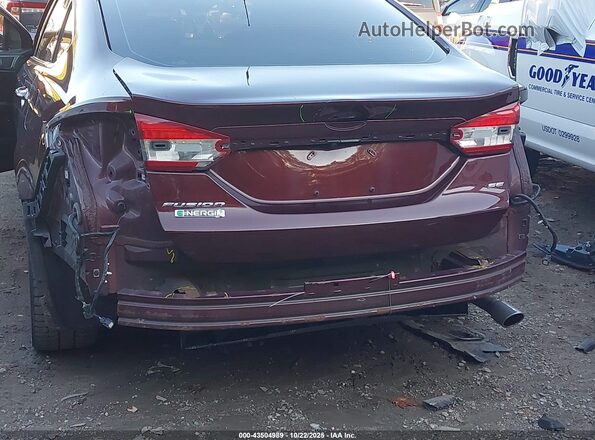 3FA6P0PU0JR250943 2018 FORD FUSION ENERGI Maroon 