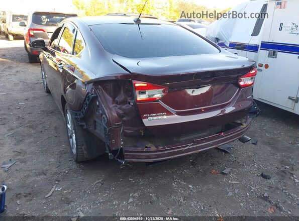 3FA6P0PU0JR250943 2018 FORD FUSION ENERGI Maroon 