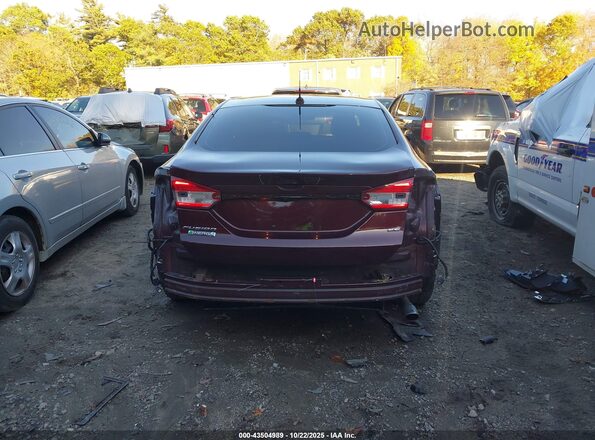 3FA6P0PU0JR250943 2018 FORD FUSION ENERGI Maroon 