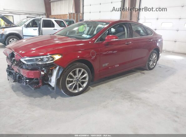 3FA6P0PU3JR106075 2018 FORD FUSION ENERGI Red 