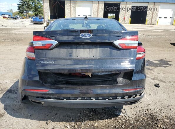 3FA6P0T92LR180608 2020 FORD FUSION Black Rear view