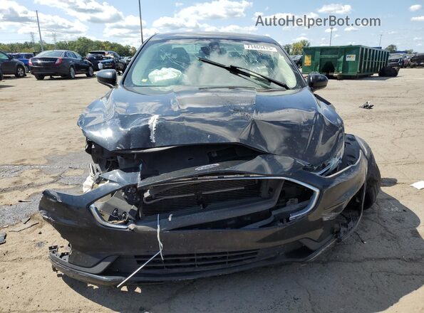 3FA6P0T92LR180608 2020 FORD FUSION Black Front view