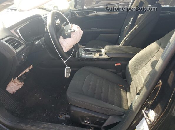 3FA6P0T92LR180608 2020 FORD FUSION Black Front interior view