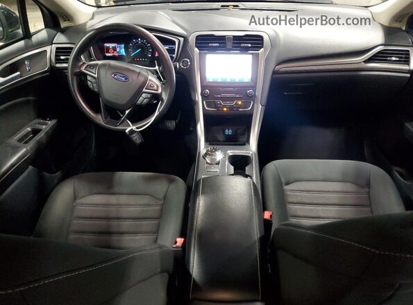 3FA6P0T98LR173372 2020 FORD FUSION Black წინა პანელის ხედი