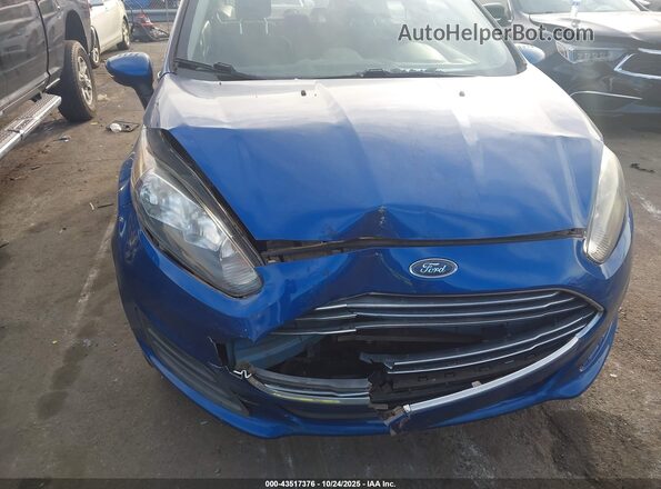 3FADP4BJ2JM100759 2018 FORD FIESTA Blue Widok z przodu