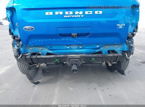 3FMCR9B62NRD78087 2022 FORD BRONCO SPORT Blue წინა ხედი