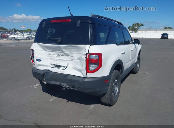 3FMCR9D94NRD41601 2022 FORD BRONCO SPORT White Tył prawy