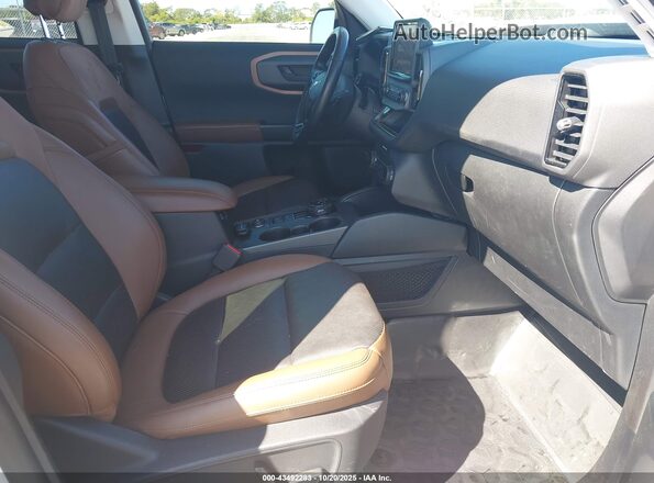 3FMCR9D94NRD41601 2022 FORD BRONCO SPORT White Widok wnętrza z przodu