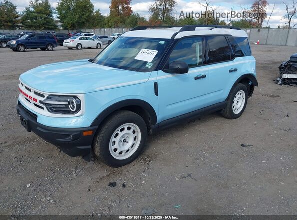 3FMCR9G64RRF36637 2024 FORD BRONCO SPORT Light Blue Front left