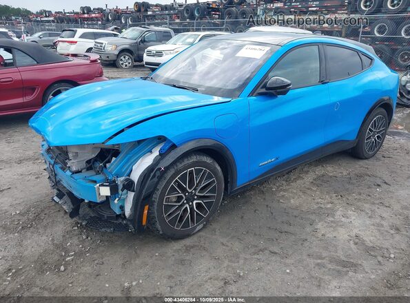 3FMTK3R70RMA52792 2024 FORD MUSTANG MACH-E PREMI Blue Vista tres cuartos delantera izquierda