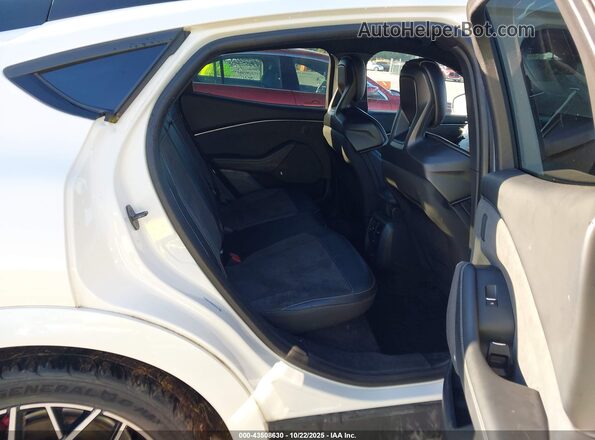 3FMTK4SX9MME01909 2021 FORD MUSTANG MACH-E White Vista de la etiqueta del VIN