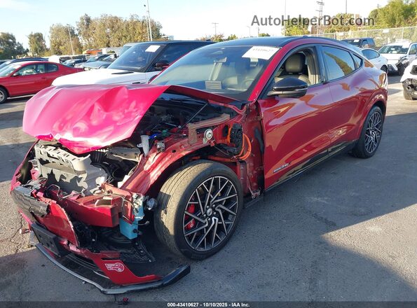 3FMTK4SX9PMA54277 2023 FORD MUSTANG MACH-E Red Передня ліва чверть