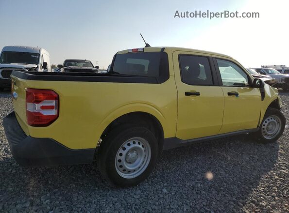 3FTTW8E36NRA21679 2022 FORD MAVERICK Yellow Trasero derecho